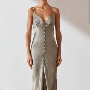 Shona Joy la lune bias slip dress